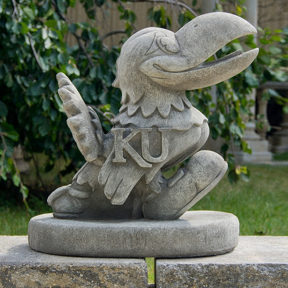 Kansas Jayhawks Vintage Mascot Garden Statue | Stonecasters | 2994TR