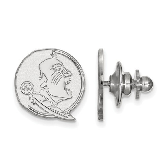FSU Logo Crest Sterling Silver Lapel Pin | Logo Art | SS079FSU