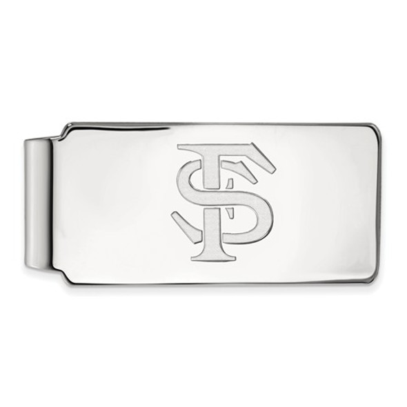 FSU Seminoles Sterling Silver Money Clip | Logo Art | SS025FSU