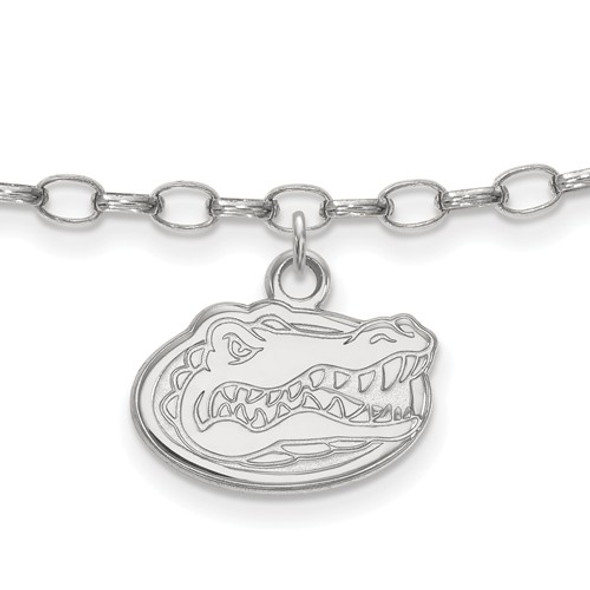 Florida Gators Sterling Silver Ankle Bracelet | Logo Art | SS030UFL