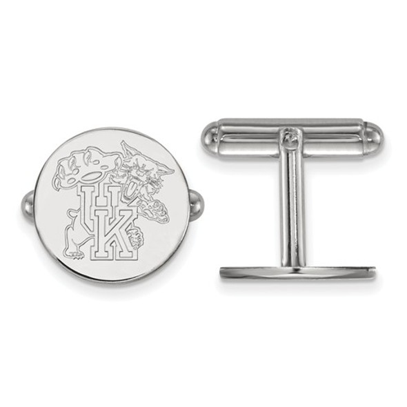 Kentucky Wildcats Sterling Silver Cufflinks | Logo Art | SS053UK