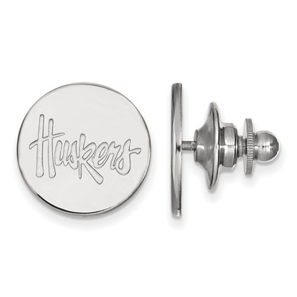 Nebraska Huskers Sterling Silver Lapel Pin | Logo Art | SS064UNE