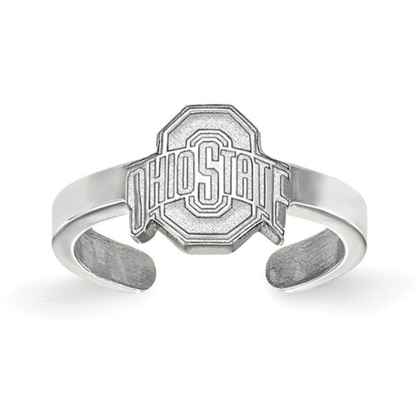 Ohio State Buckeyes Sterling Silver Toe Ring | Logo Art | SS029OSU