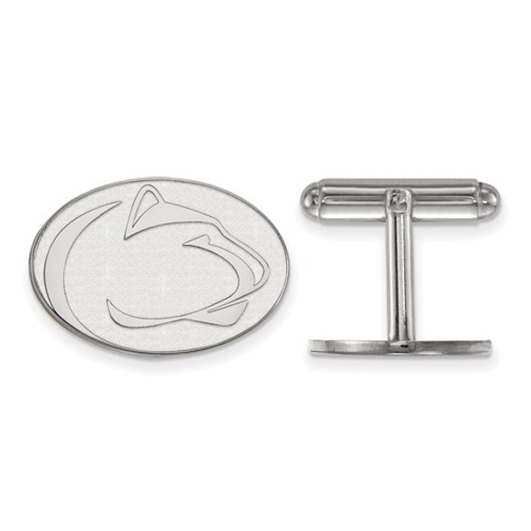 Penn State Nittany Lions Sterling Silver Cufflinks | Logo Art | SS014PSU
