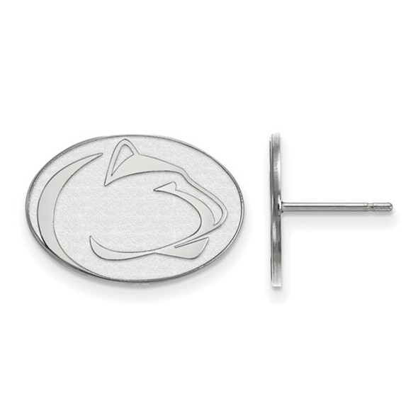 Penn State Nittany Lions Sterling Silver Post Earrings | Logo Art | SS013PSU