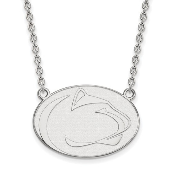 Penn State Nittany Lions Sterling Silver Pendant Necklace | Logo Art | SS020PSU-18