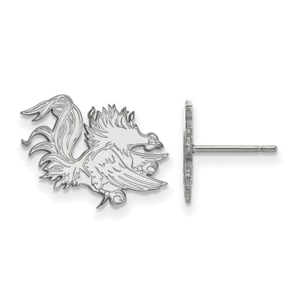 SC Gamecocks Sterling Silver Post Earrings | Logo Art | SS050USO