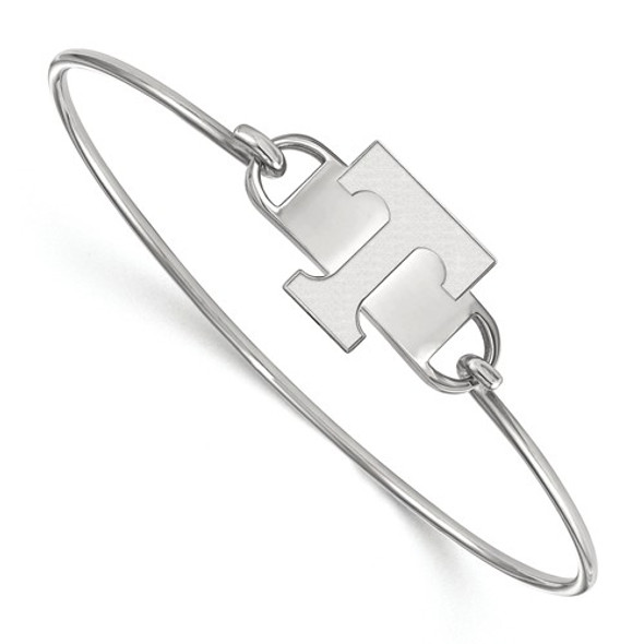 Tennessee Volunteers T Sterling Silver Thin Bangle | Logo Art | SS022UTN-7