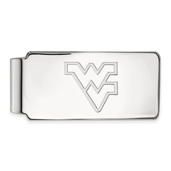 WV Mountaineers Sterling Silver Money Clip | Logo Art | SS025WVU