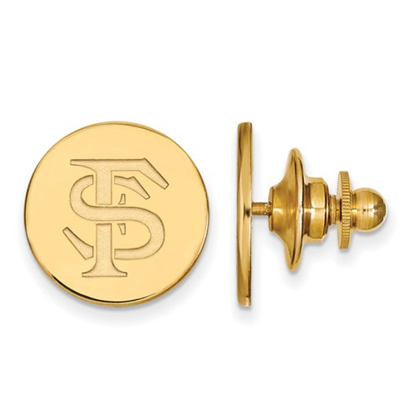 FSU Seminoles FS Logo 14K Gold Lapel Pin | Logo Art | 4Y011FSU