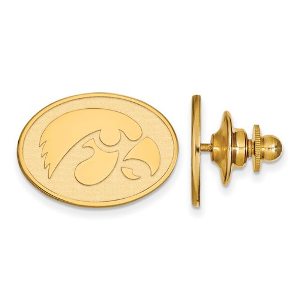 Iowa Hawkeyes 14K Gold Lapel Pin | Logo Art | 4Y052UIA