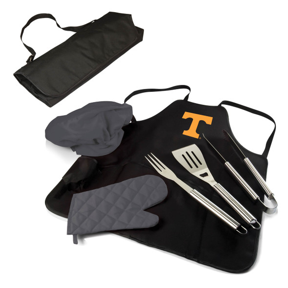 Tennessee Volunteers BBQ Apron Tote Set | Picnic Time | 635-88-179-554-0