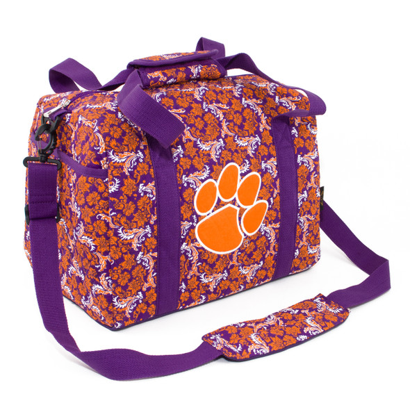 Clemson Tigers Quilted Cotton Mini Duffle Bag