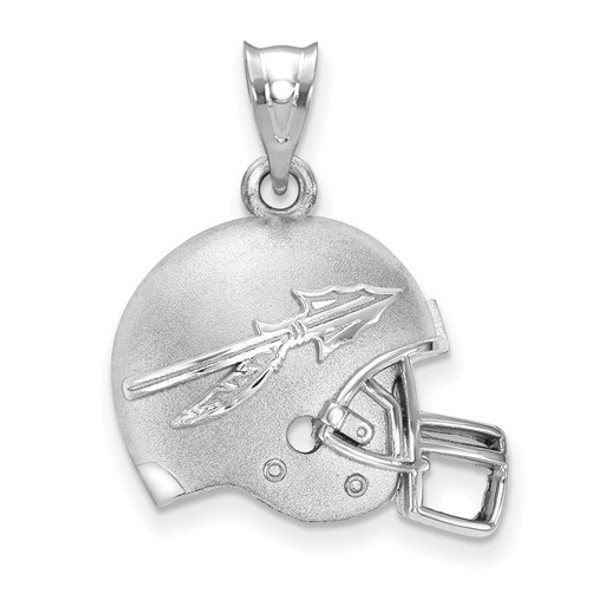 FSU Seminoles Sterling Silver 3D Football Helmet Pendant | Logo Art | SS505FSU