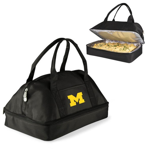 Michigan Wolverines Potluck Casserole Tote | Picnic Time | 650-00-175-344-0