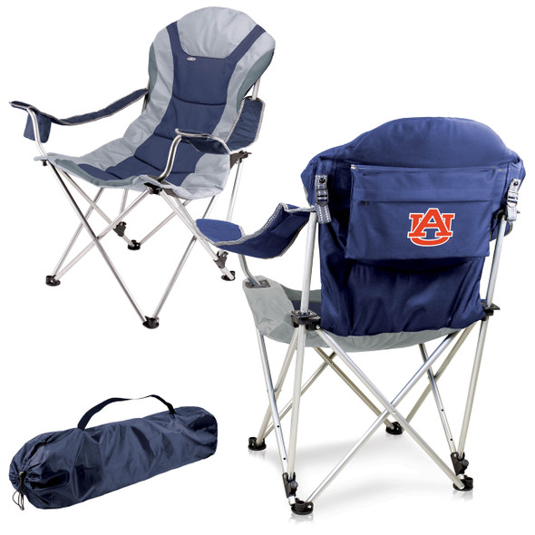Auburn Tigers Reclining Camp Chair | Picnic Time | 803-00-138-044-0