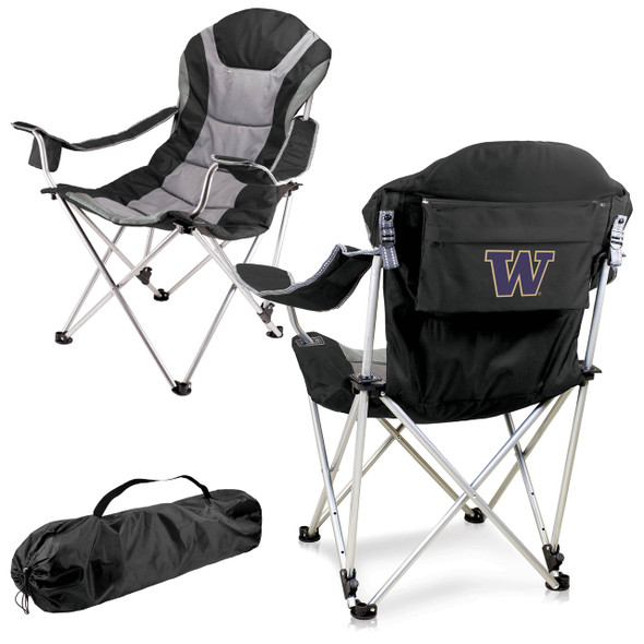Washington Huskies Reclining Camp Chair | Picnic Time | 803-00-175-624-0