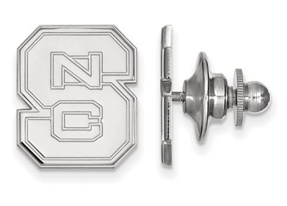 NC State University Logo Sterling Silver Lapel Pin | Logo Art | SS011NCS