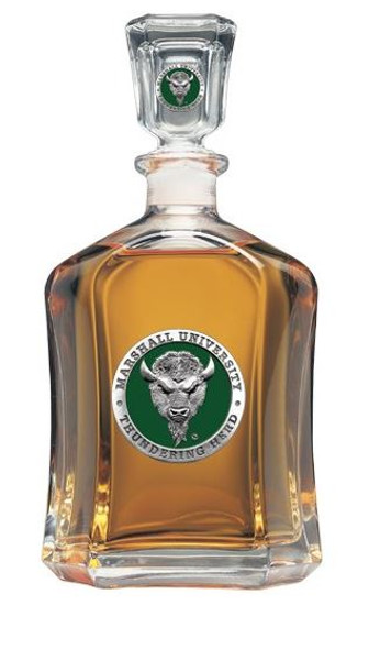 Marshall Thundering Herd Capitol Decanter | Heritage Pewter | CPT10243EG