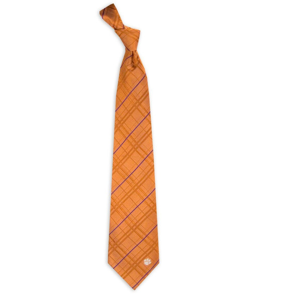 Clemson Tigers Oxford Woven Silk Tie