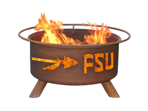 FSU Seminoles Portable Fire Pit Grill | Patina | F211