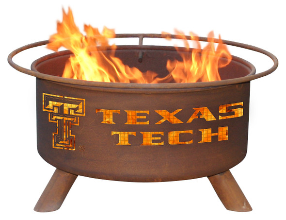 Texas Tech Red Raiders Portable Fire Pit Grill | Patina | F233