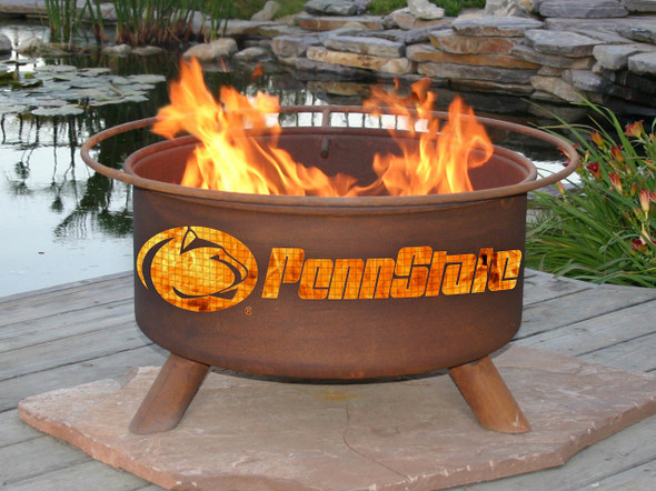 Penn State Nittany Lions Portable Fire Pit Grill | Patina | F240-1