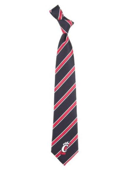 Cincinnati Bearcats Woven Poly Tie | Eagles Wings | 6291