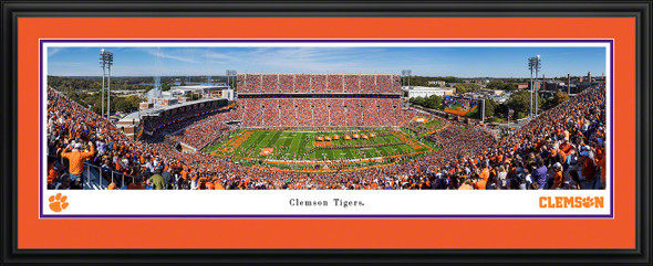 Clemson Tigers Panoramic Photo Deluxe Matted Frame  | Blakeway | CLEM6D