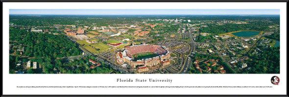 FSU Seminoles Standard Frame Panoramic Photo - Aerial View | Blakeway | FSU1F