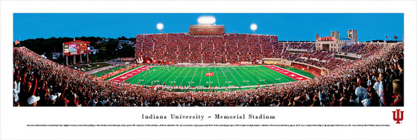 Indiana Hoosiers Panoramic Photo Print - 50 Yard Line | Blakeway | INU1