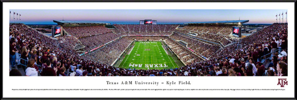 Texas A&M Aggies Standard Frame Panoramic Photo - End Zone | Blakeway | TXAM4F