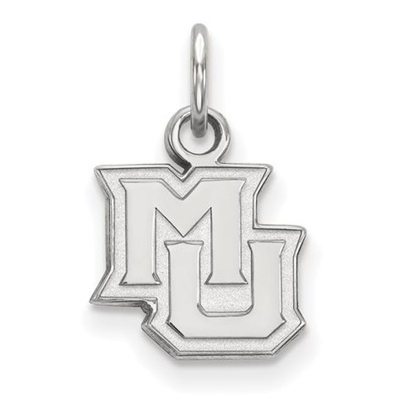 Marquette University 10k White Gold Extra Small Pendant | Logo Art | 1W014MAR