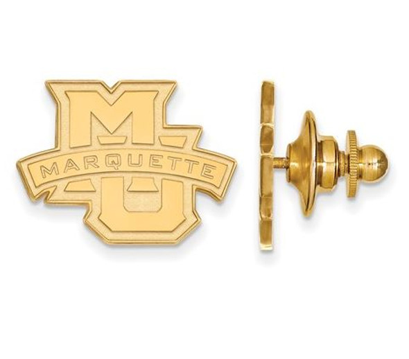 Marquette University 14k Yellow Gold Lapel Pin | Logo Art | 4Y028MAR