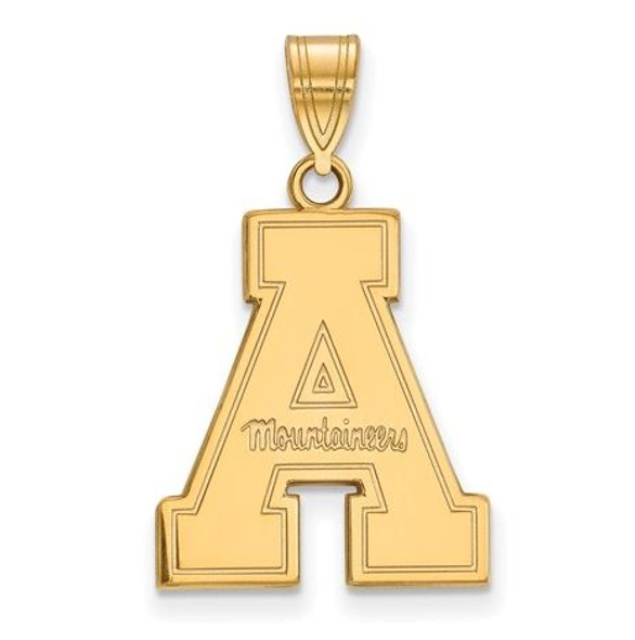 Appalachian State University 10k Yellow Gold Large Pendant | Logo Art | 1Y004APS