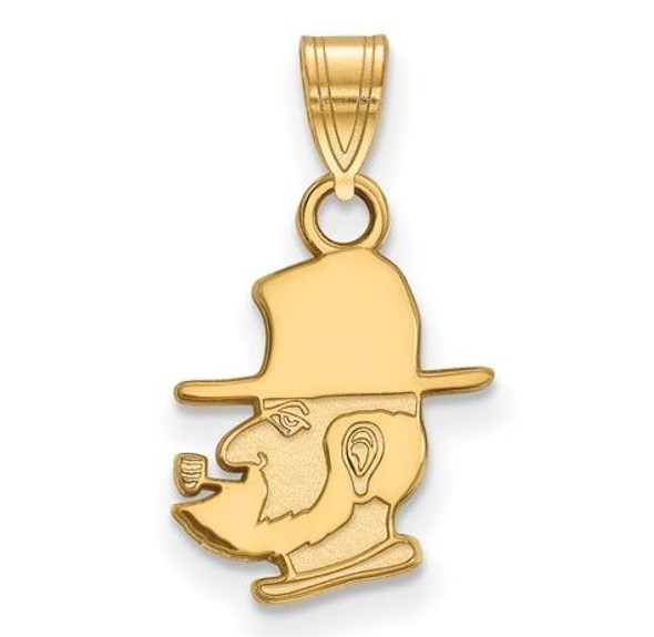 Appalachian State University 10k Yellow Gold Small Pendant | Logo Art | 1Y015APS