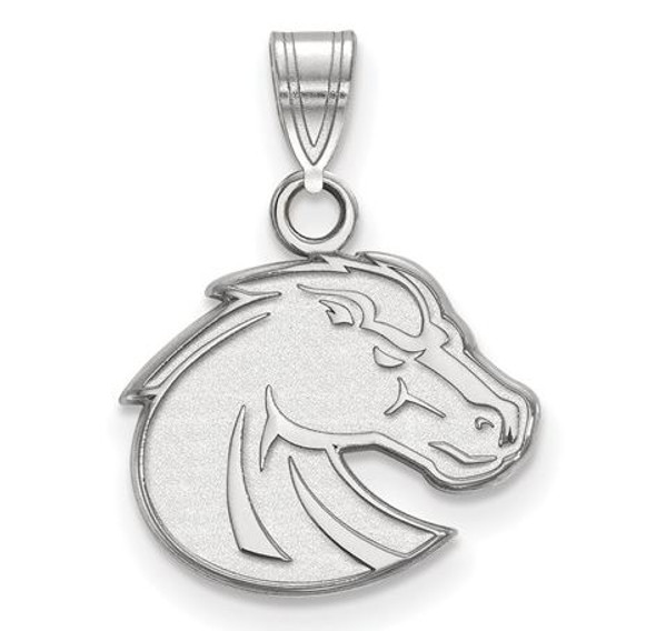 Boise State Broncos Sterling Silver Small Pendant | Logo Art | SS001BOS