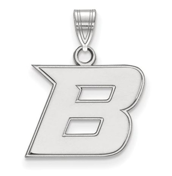Boise State University 14k White Gold Small Pendant | Logo Art | 4W005BOS