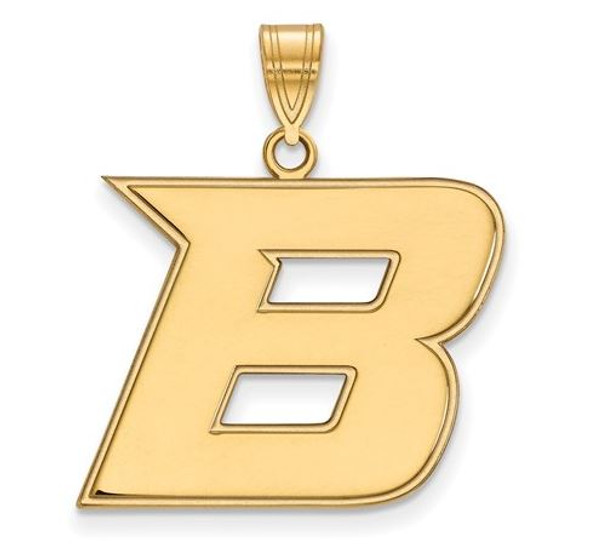 Boise State Broncos 14k Yellow Gold Large Pendant | Logo Art | 4Y006BOS