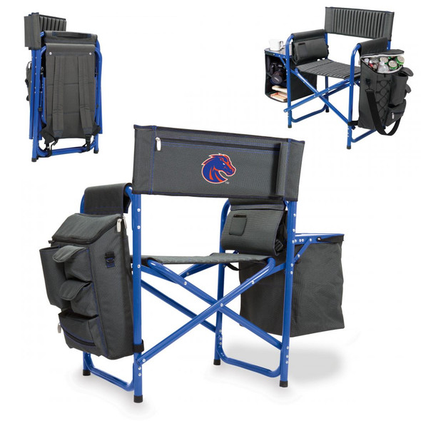 Boise State Broncos Fusion Tailgating Chair | Picnic Time | 807-00-639-704-0-1