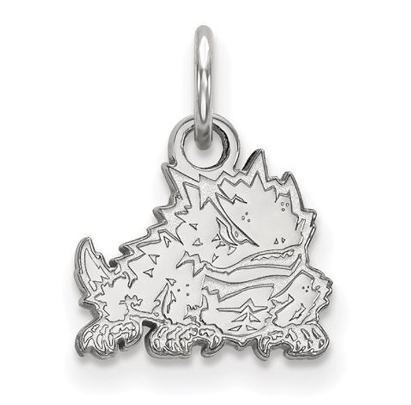 TCU 14k White Gold Extra Small Pendant | Logo Art | 4W016TCU