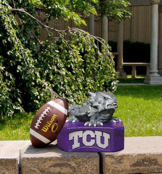 TCU Horned Frogs Mascot Garden Statue | Stonecasters | 2964HT-1
