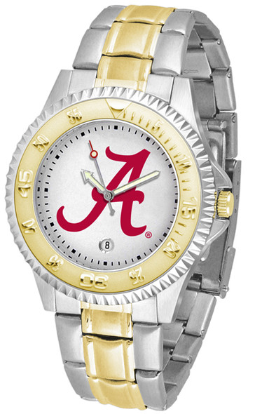 Alabama Crimson Tide Men's Competitor Two-Tone Watch | SunTime | ST-CO3-ACT-COMPMG Alabama Crimson Tide Men's Competitor Two-Tone Watch | SunTime | ST-CO3-ACT-COMPMG