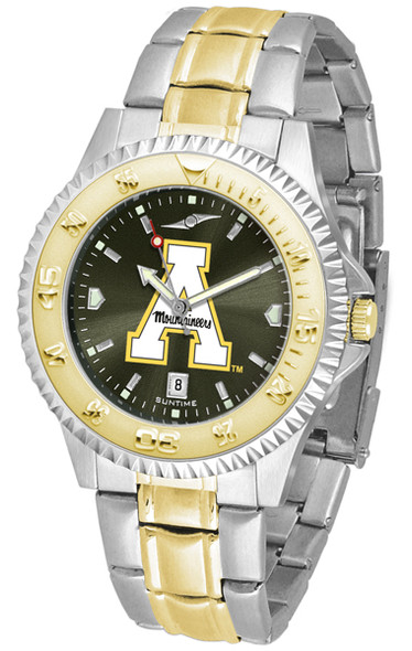 Appalachian State Mountaineers Men's Competitor Two-Tone AnoChrome Watch | SunTime | st-co3-ASM-compmg-a Appalachian State Mountaineers Men's Competitor Two-Tone AnoChrome Watch | SunTime | st-co3-ASM-compmg-a