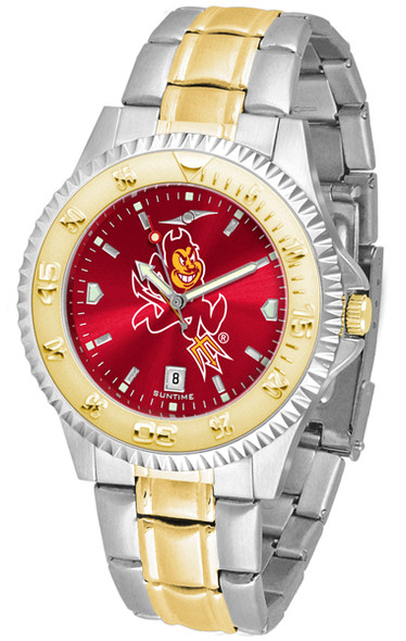 Arizona State Sun Devils Men's Competitor Two-Tone AnoChrome Watch | SunTime | st-co3-ASD-compmg-a
