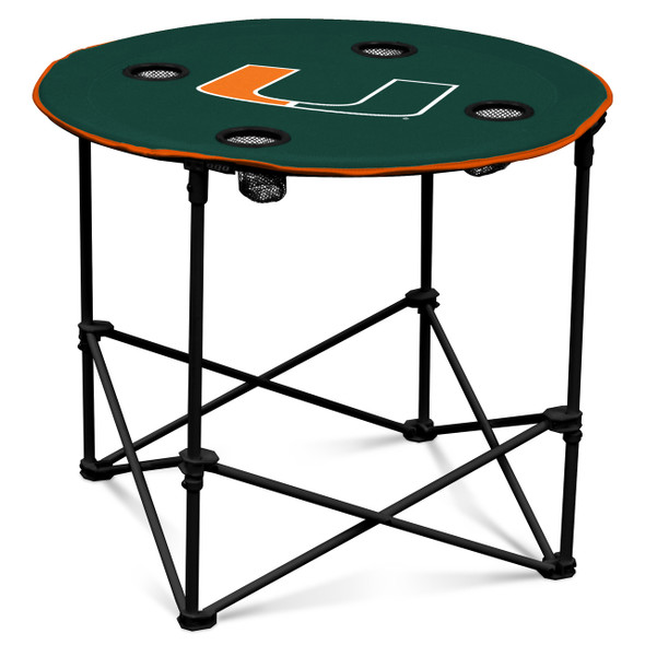 Miami Hurricanes Portable Table | Logo Chair |169-31