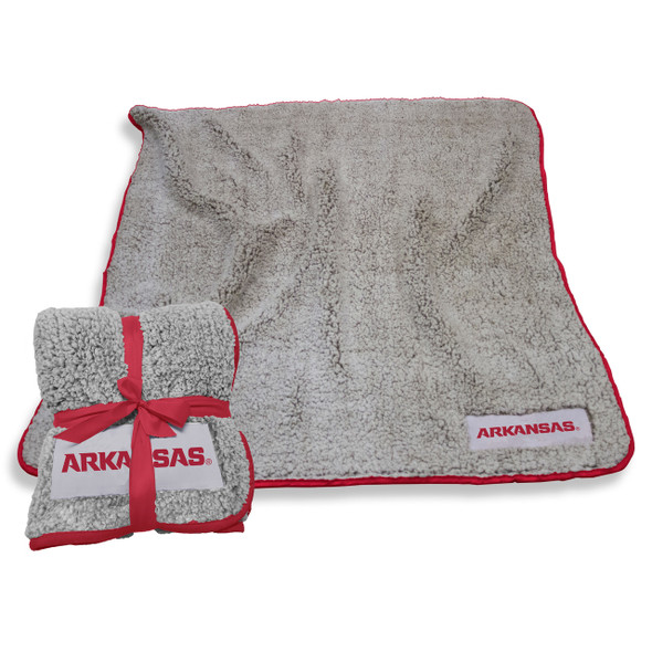 Arkansas Razorbacks Frosty Fleece Blanket | Logo Chair | 108-25F-1
