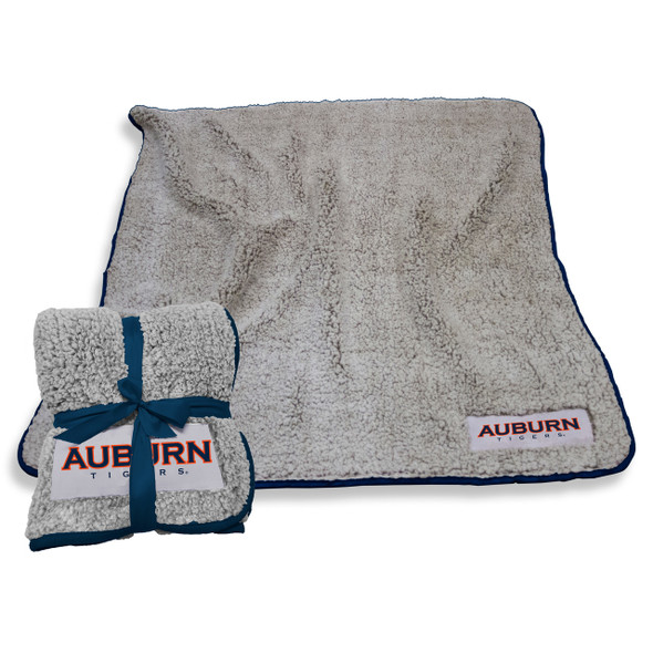 Auburn Tigers Frosty Fleece Blanket | Logo Chair | 110-25F-1 Auburn Tigers Frosty Fleece Blanket | Logo Chair | 110-25F-1