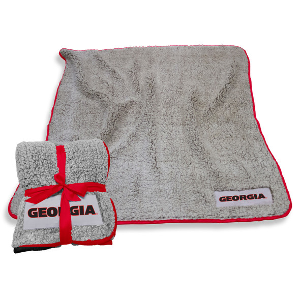 Georgia Bulldogs Frosty Fleece Blankett | Logo Chair | 142-25F-1