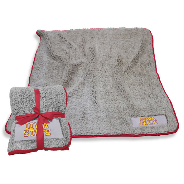 IA State Cyclones Frosty Fleece Blanket | Logo Chair | 156-25F-1 IA State Cyclones Frosty Fleece Blanket | Logo Chair | 156-25F-1